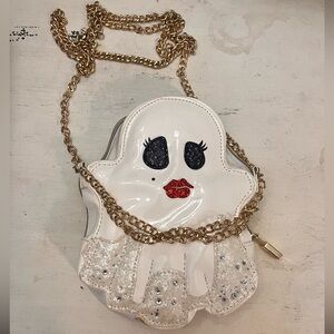 Betsey Johnson Halloween Bag with Gold Chain